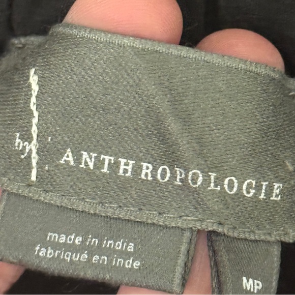 Anthropologie embroidered Smocked Wide-Leg Pants - Picture 4 of 8